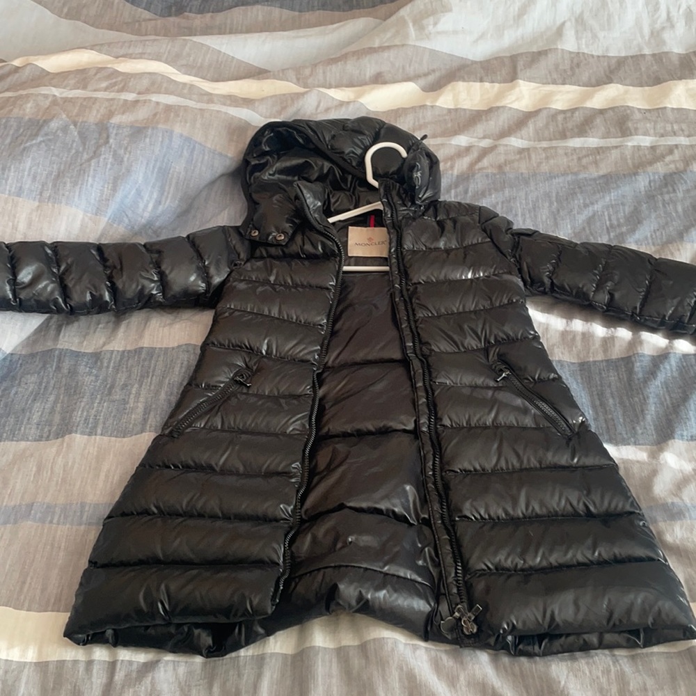 Black Kids Moncler coat for sale